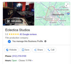 45+ 5 star reviews on Google